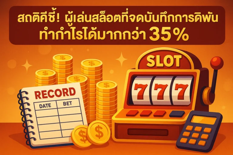 จดบันทึกการเล่นสล็อต